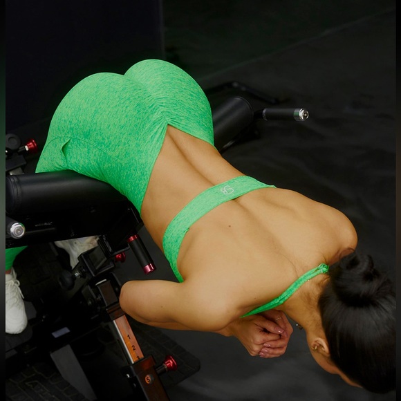 Bombshell Sportswear XS Neon Miami Beach Backless Bra NWT - Picture 7 of 12